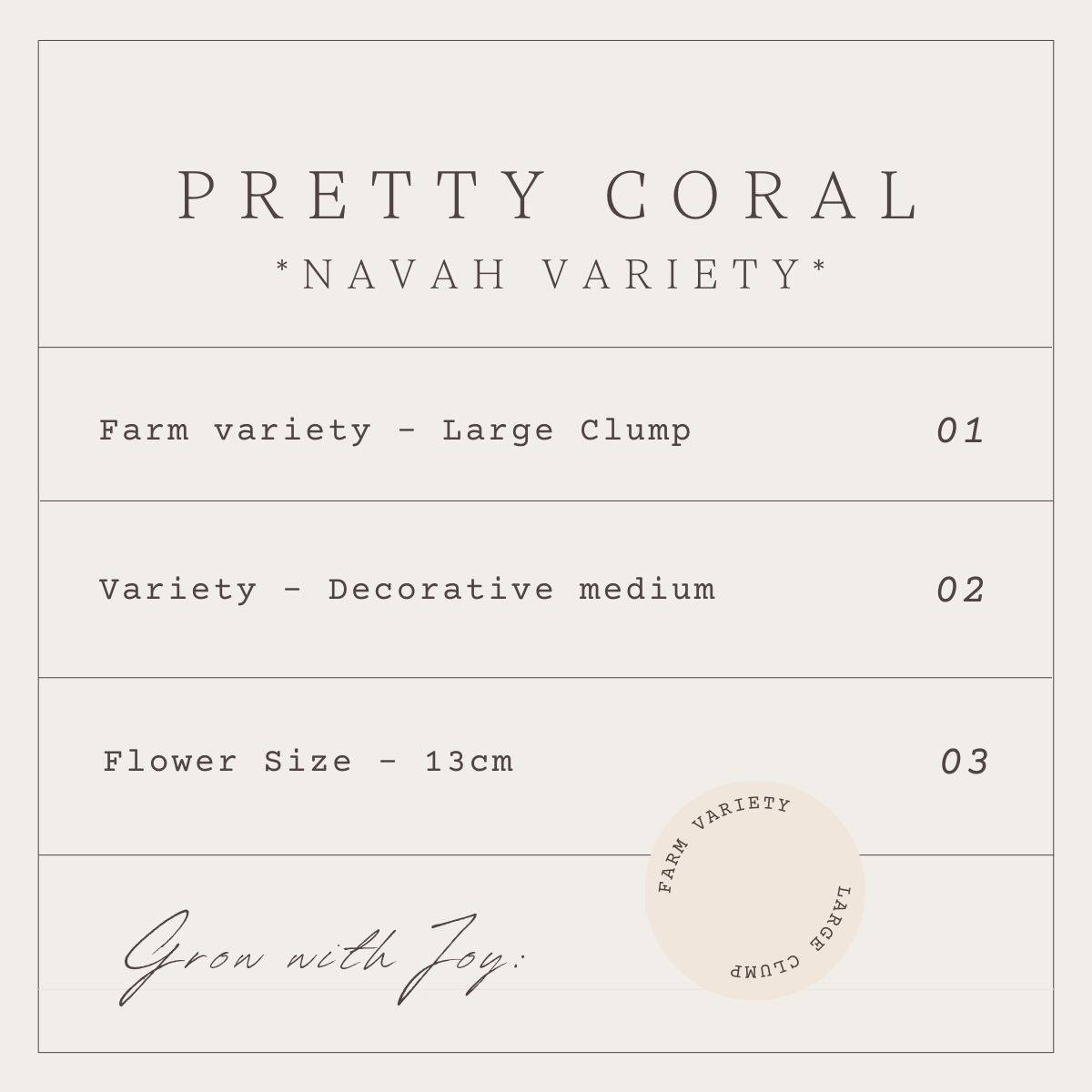 PRETTY CORAL