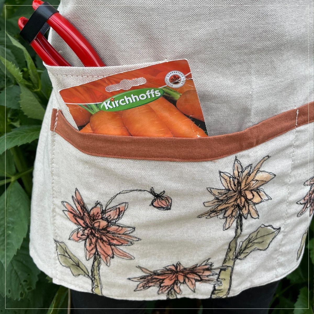 Dahlia Garden Apron