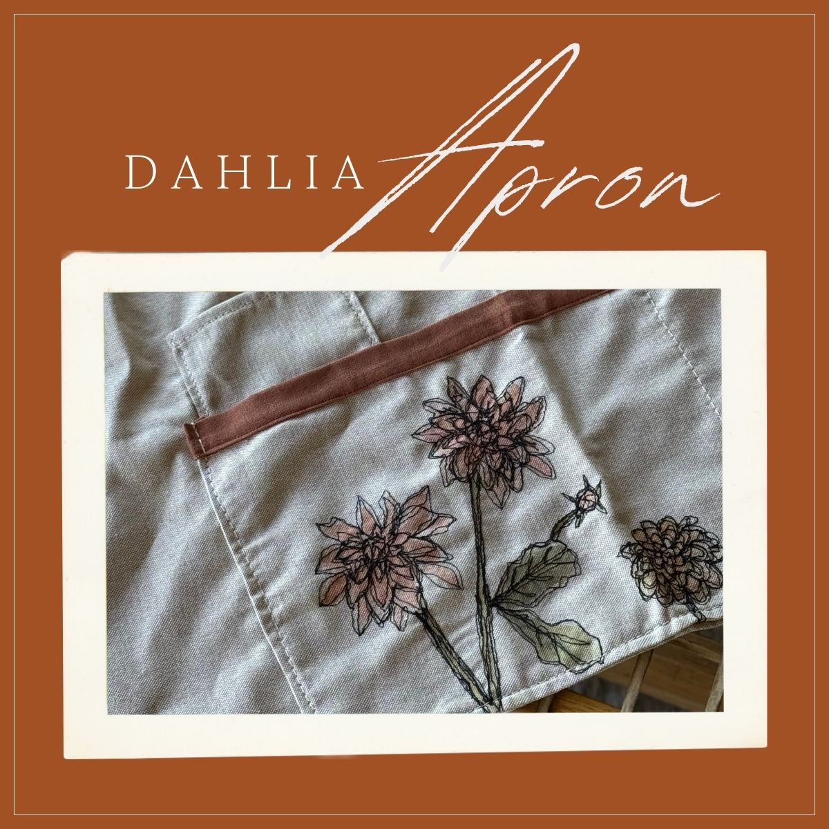 Dahlia Garden Apron